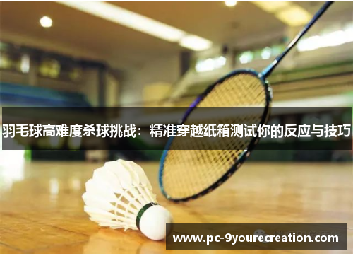 羽毛球高难度杀球挑战：精准穿越纸箱测试你的反应与技巧